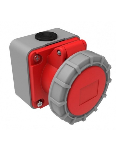 Base de plug base de plug industrial com caixa CEE CETAC 16A 3 Pole e | neutra IP67 ADAJUSA