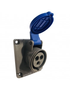 CEE-CETAC 16A 2P-T ângulo de tomada recreado 45o IP-44 2