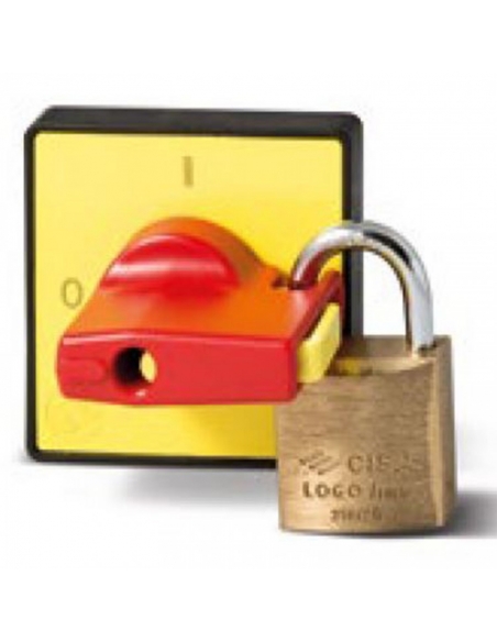 Placa de controle frontal 0-1 desconectador 48x48mm - Giovenzana