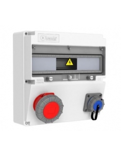 Power outlet box 17 IP66 modules adajusa.es