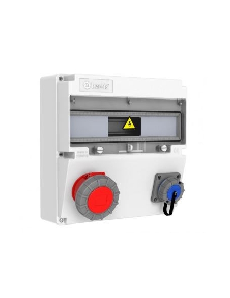 Power outlet box 17 IP66 modules adajusa.es
