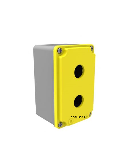 Button box 2 elements diameter 22 aluminum IP67 BT4-2001-0007 - BE series