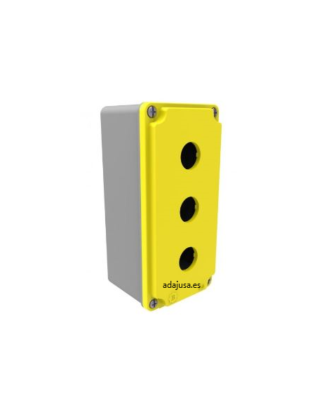 Button box 3 elements diameter 22 aluminum IP67 BT4-3001-0007 - BE series