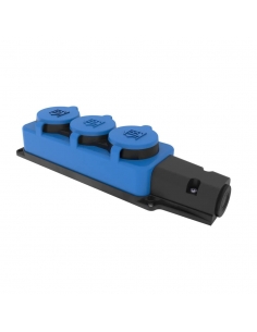 3-plug socket schuko IP54