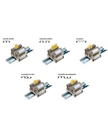 Ponte terminal 2,5 mm WQV 2.5/10 1054460000 Weidmuller | ADAJUSA