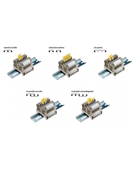 Ponte terminal 2,5 mm WQV 2.5/10 1054460000 Weidmuller | ADAJUSA
