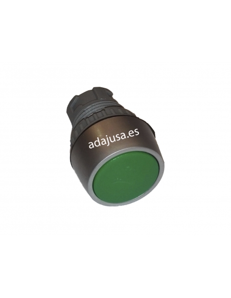 Botão pneumático, verde, adajusa