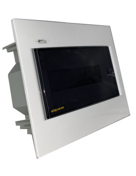Distribution cabinet 12 modules for recessing