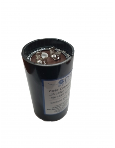 Capacitor de partida com terminais adajusa