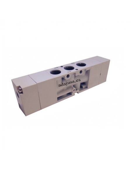 Valve 1/2 5-way 3 positions exhaust centers- Mindman - ADAJUSA