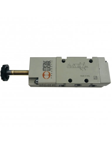 1/8 5-way monostable solenoid valve without coil - Metal Work - adajusa.es