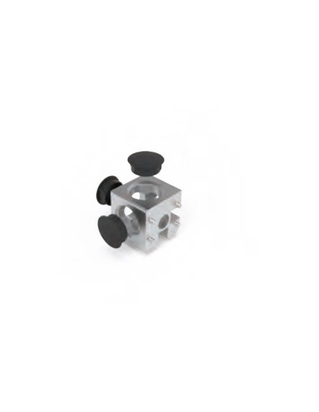 Cubo conector para perfil 3D 30-8 - adajusa.es