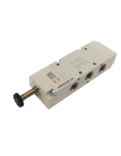 eletrovalve 3/8 5 vias monoestável 24Vcc 2,5W Metal Work - ADAJUSA 2