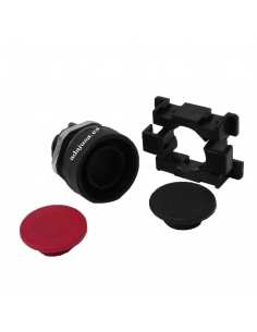 Pneumatic pushbutton diameter 22.5 fittings with valve NA side outlet- Price adajusa.es 2