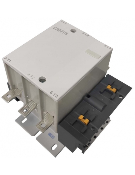 Three-phase contactor 3 poles AC-3 115A 230Vac CJX2-F115 | https://adajusa.es/en/