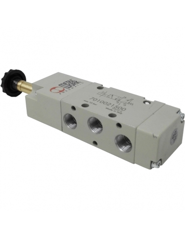 Electrovalve 1/8 5-way assisted monostable - Metal Work - ADAJUSA
