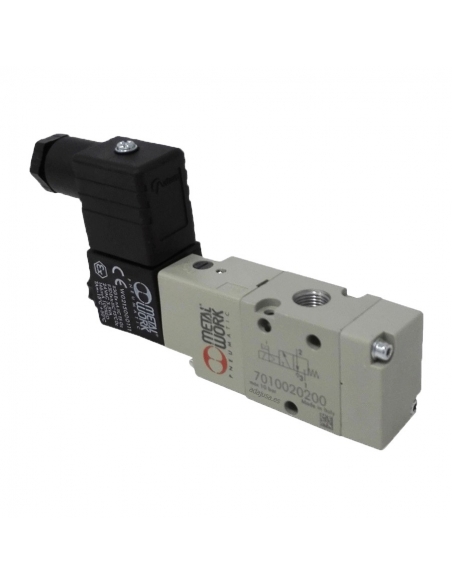 1/8 3-way monostable solenoid valve 230Vac - Metal Work