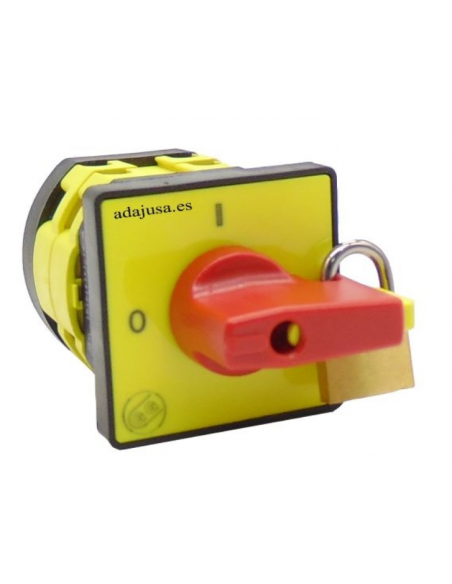 Giovenzana 4 poles 40a switch com 48x48mm controle dianteiro alavanca vermelha | adajusa