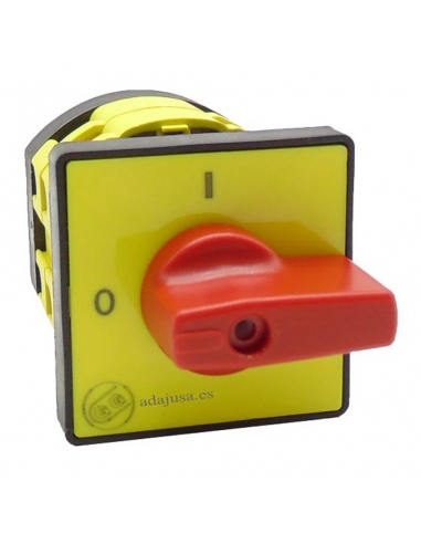 Giovenzana 25a switch for 64x64mm front control board red lever | adajusa