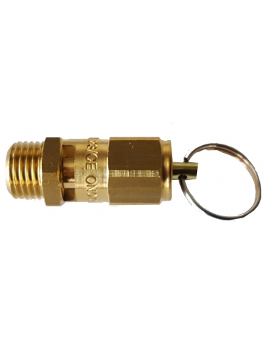 Safety valve overpressure 1/8 9 Bar - Metal Work - ADAJUSA