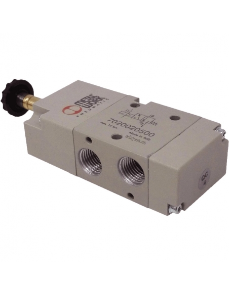 Solenoid valve 1/4 3 ways monostable assisted - Metal Work - ADAJUSA