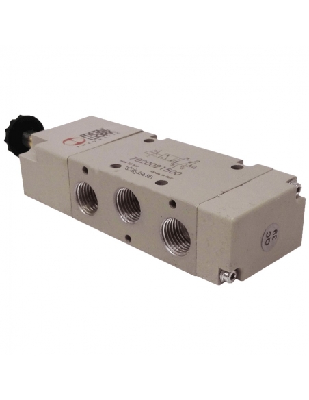 1/4 5-way monostable assisted solenoid valve - Metal Work - ADAJUSA