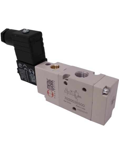 solenoid valve 1/4 3 vias monostable assisted 230VAC 3.5VA - Metal Work - ADAJUSA