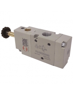 Electrovalve 1/8 3-way assisted monostable - Metal Work - ADAJUSA
