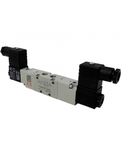 solenoid valve 3/8 5 ways bistable with coil - Metal Work - ADAJUSA