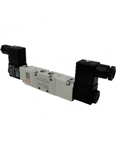 solenoid valve 3/8 5 ways bistable with coil - Metal Work - ADAJUSA