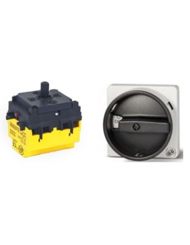 Full 3-pole 32A disconnector switch 67x67mm - Giovenzana