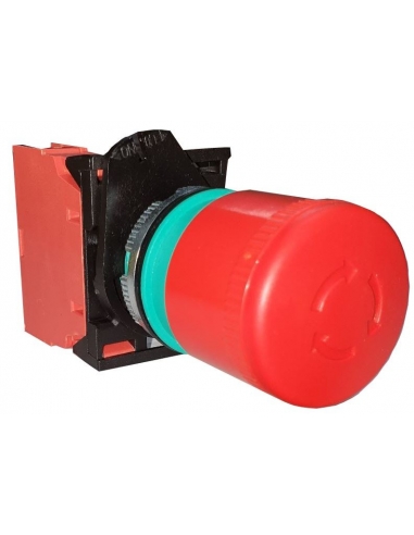 Full diameter emergency pushbutton 30 PPFN1R3N with nc contact Giovenzana adajusa