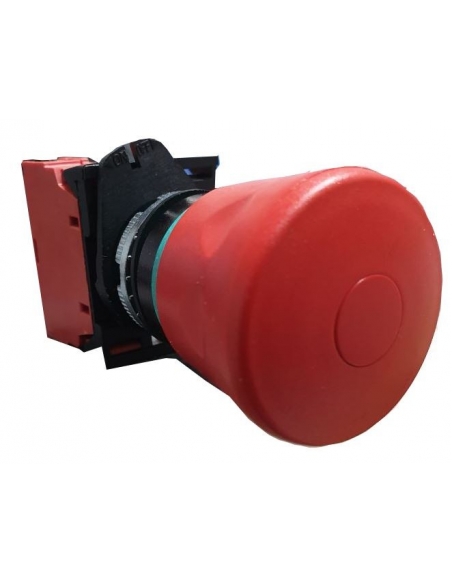 Emergency push button head 40mm high PPFN1P4C nc NC - Giovenzana