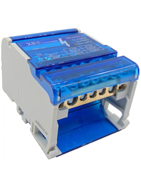 Isolated terminal dispatcher from 4 poles to 125a 11 outputs| ADAJUSA