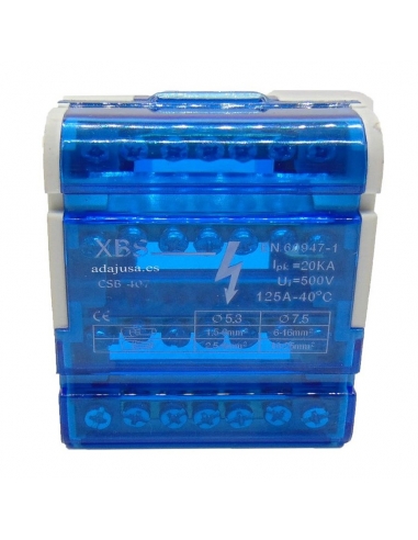 Isolated terminal dispatcher from 4 poles to 125a 11 outputs| ADAJUSA