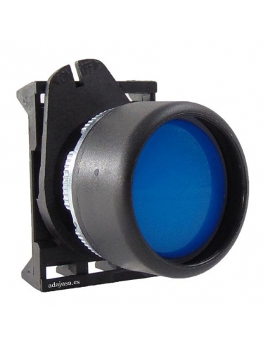 Cabeça de botão de luz azul com intertravamento PPL4 - Giovenzana