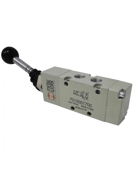 Valve manual lever fixed position front lever Metal Work - ADAJUSA