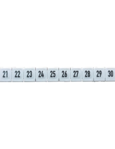 Strip of 10 signalizers for terminals DEK 5 FWZ 21-30 Weidmuller - ADAJUSA