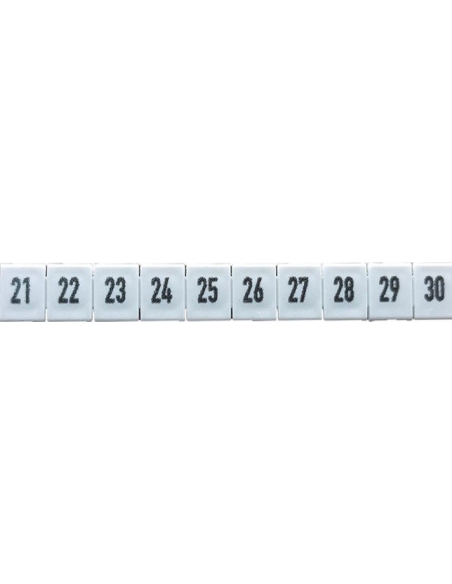 Strip of 10 signalizers for terminals DEK 5 FWZ 21-30 Weidmuller - ADAJUSA