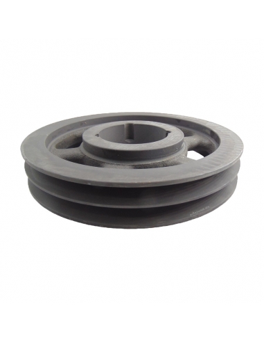 Pulley SPB 224x2 V-belt plug slot T2517  | ADAJUSA