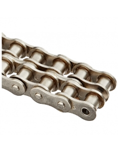 Double stainless roller chain 9.525 3/8 06BBS-2 ISO 8187 - ADAJUSA