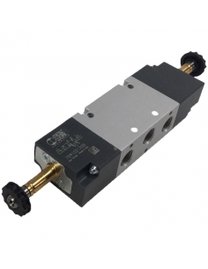 Solenoid valve 1/4 5/2 bistable 24 Vac BASIC - Metal Work 2