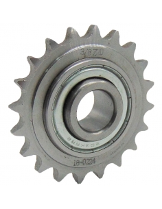 Tensioning wheel for chain diameter 16mm 20 teeth 06B C 10 - INA - ADAJUSA