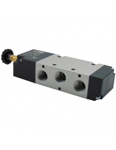 Solenoid valve 1/4 5/2 monostable BASIC - Metal Work - ADAJUSA