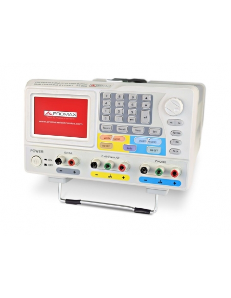 Fonte de alimentação 2x30V, 5A FA-853 PROMAX | ADAJUSA | preço