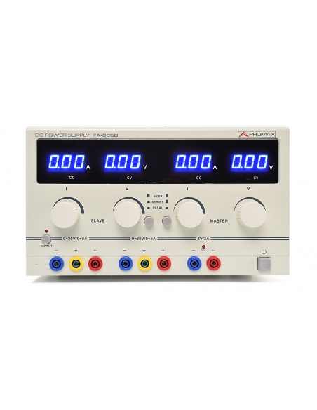 Dual power supply 2x30V, 5A PROMAX / ADAJUSA