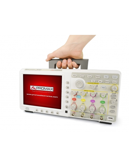 Osciloscópio touch screen 200MHz PROMAX / ADAJUSA