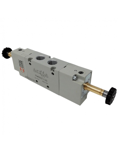 Electroválvula3/8 5  vias  assistidas bistable - Metal Work - ADAJUSA