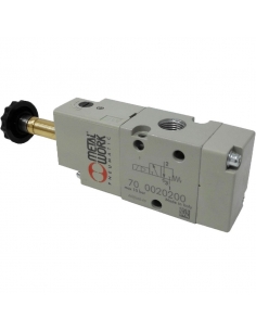 Electroválvula3/8 3-vias monostable NC com bobina - Metal Work 2