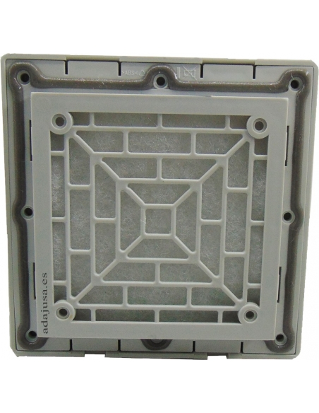 Grille with filter for ventilation system 120x120 KSZ-120| ADAJUSA | price